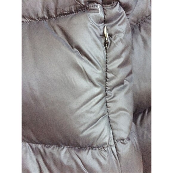 EDDIE BAUER MEDIUM PARKA COAT EB550 WINTER PUFFER JACKET BLACK HOODIE 75% DOWN - Picture 10 of 12